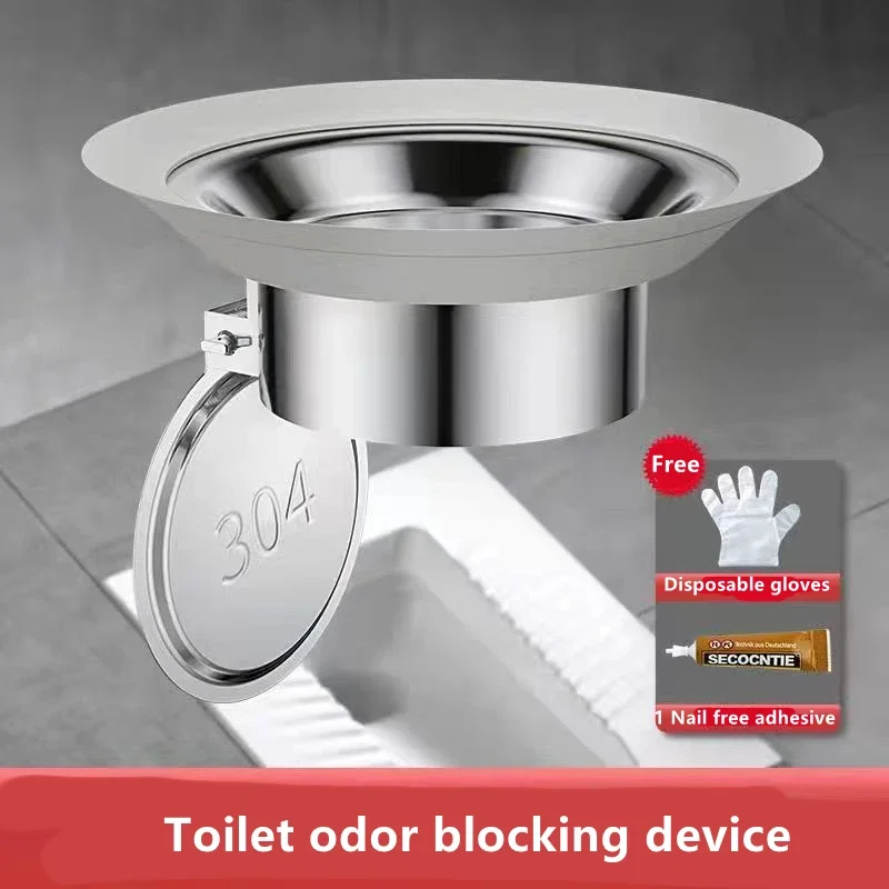 Overflow Pipe Clip - Tapón desodorizador de inodoro, sartén en