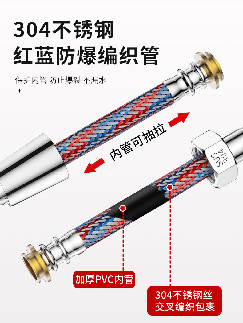 Manguera de ducha flexible de  - Flexible Hose Braided reseña y precio